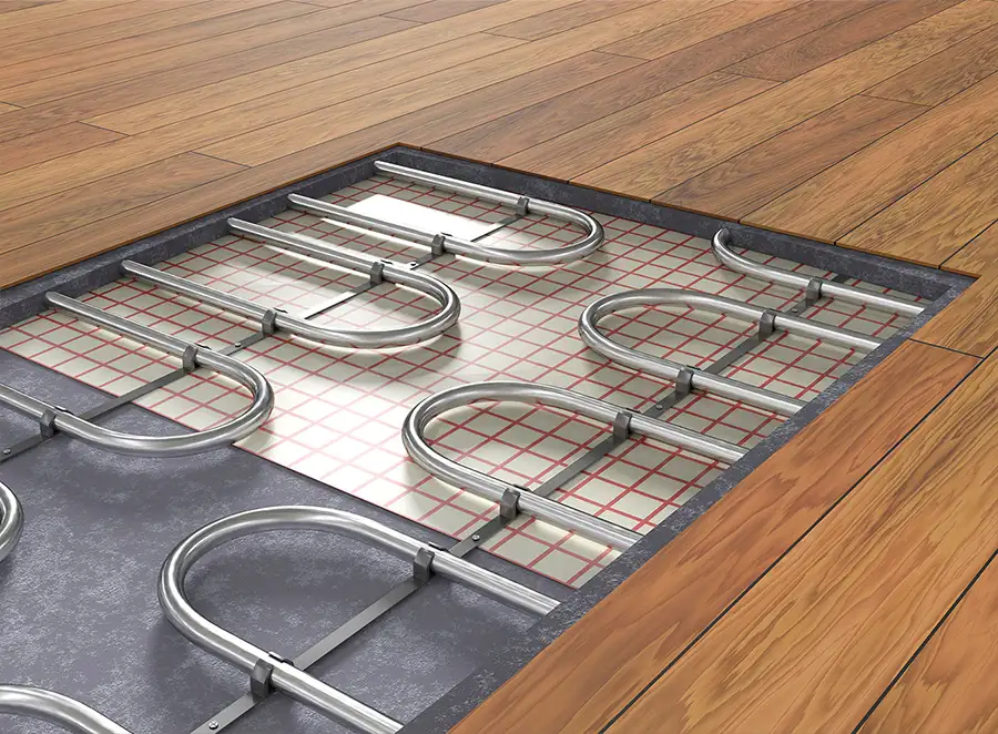 in-floor radiant geothermal heating systems decatur illinois